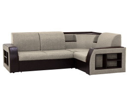 Диван угловой раскладной Сапфир 2, JAZZ 324 (песоч)/MOBI 11, АСМ Классик (Россия)
