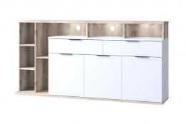 Тумба традиционная 3Д 2Я Компакт, Белый, Анрэкс (Беларусь)