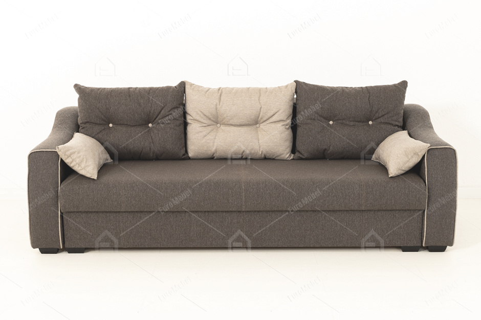 Диван прямой раскладной Мальта 1М, Quatro 14, Мебельный Формат (Россия)