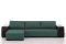 Диван угловой раскладной Дамаск, Magic Green(ПТК)/Экотекс 213, Мебельный Формат (Россия)