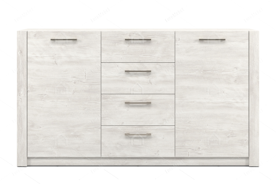 Комод 2Д 4Я Вирджиния, Сосна Каньон, Май Стар (Беларусь)