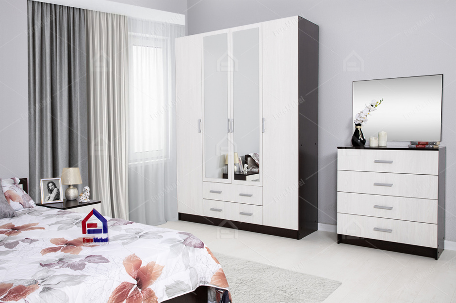 Комплект мебели для спальни Гармония, Анкор Анкор светлый, Стендмебель(Россия)