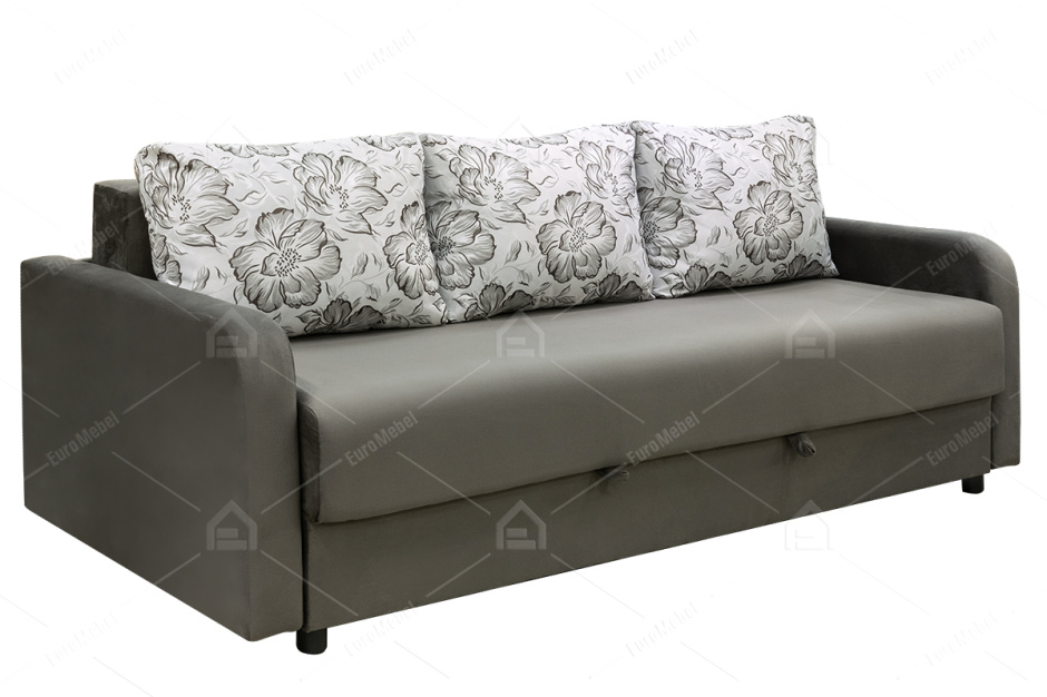 Диван прямой раскладной Нео-1М, Valentina1/Ground 6, Нео-Мебель (Россия)