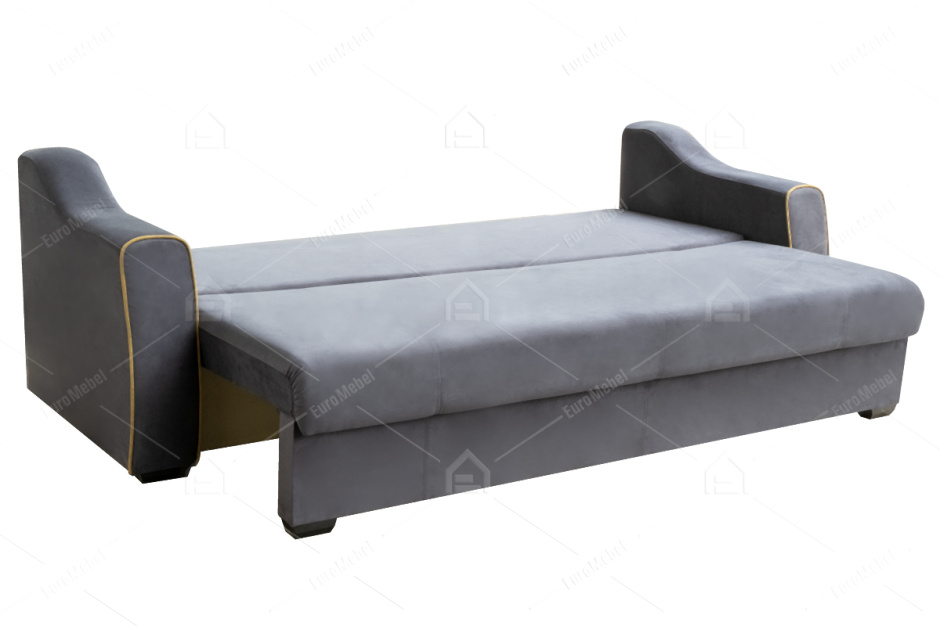 Диван прямой раскладной Мальта 1М, Luma23 / Luma07, Мебельный Формат (Россия)