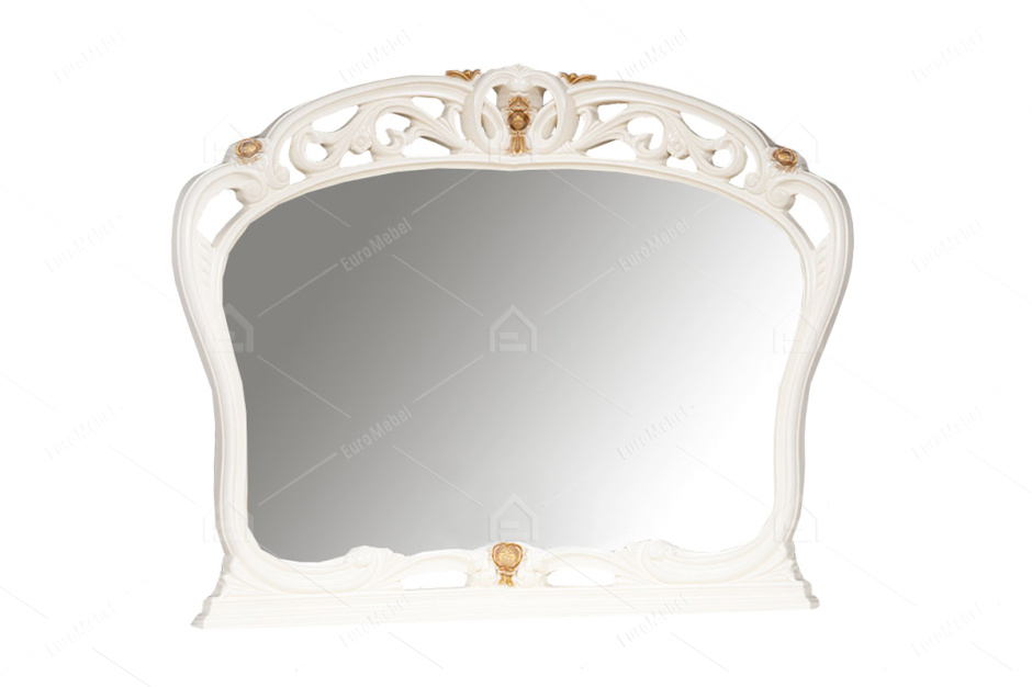 Зеркало в раме Аллегро 6, Белый, Слониммебель (Беларусь)