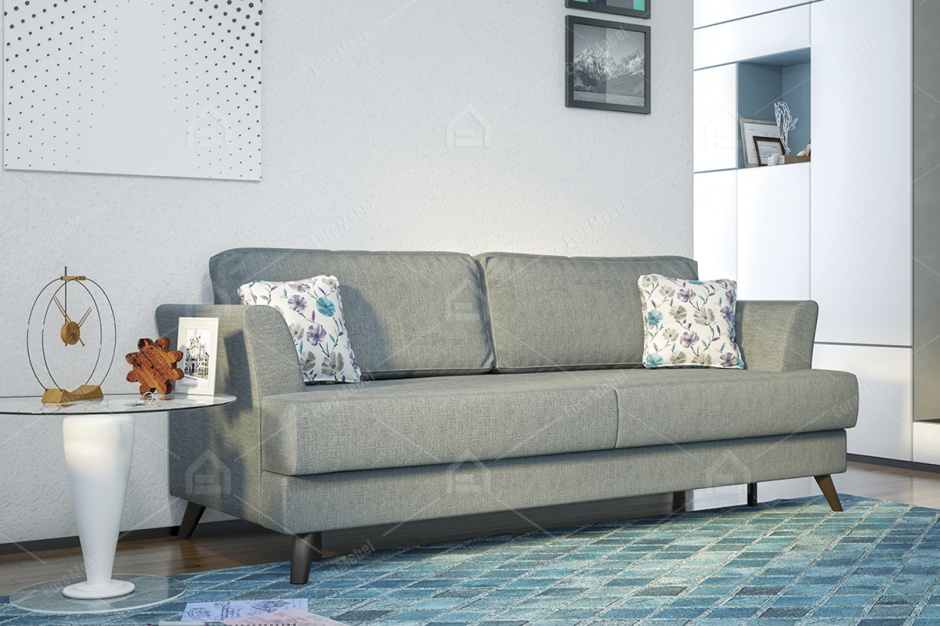 Диван прямой раскладной Дамаск, ТД212/1, Нижегородмебель и К (Россия)