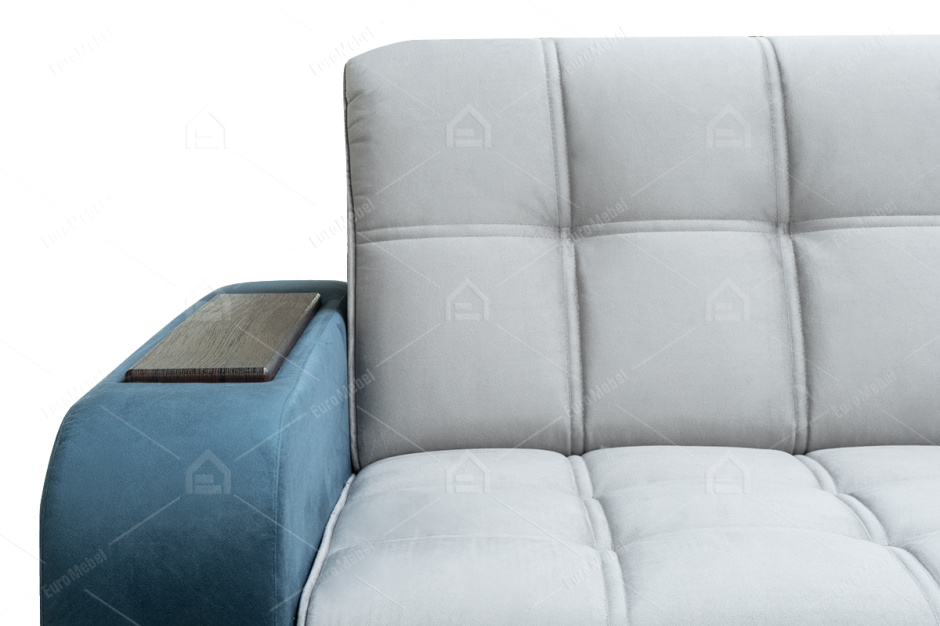 Диван угловой раскладной Сапфир 10, Ground05/Ground 08, АСМ Классик (Россия)