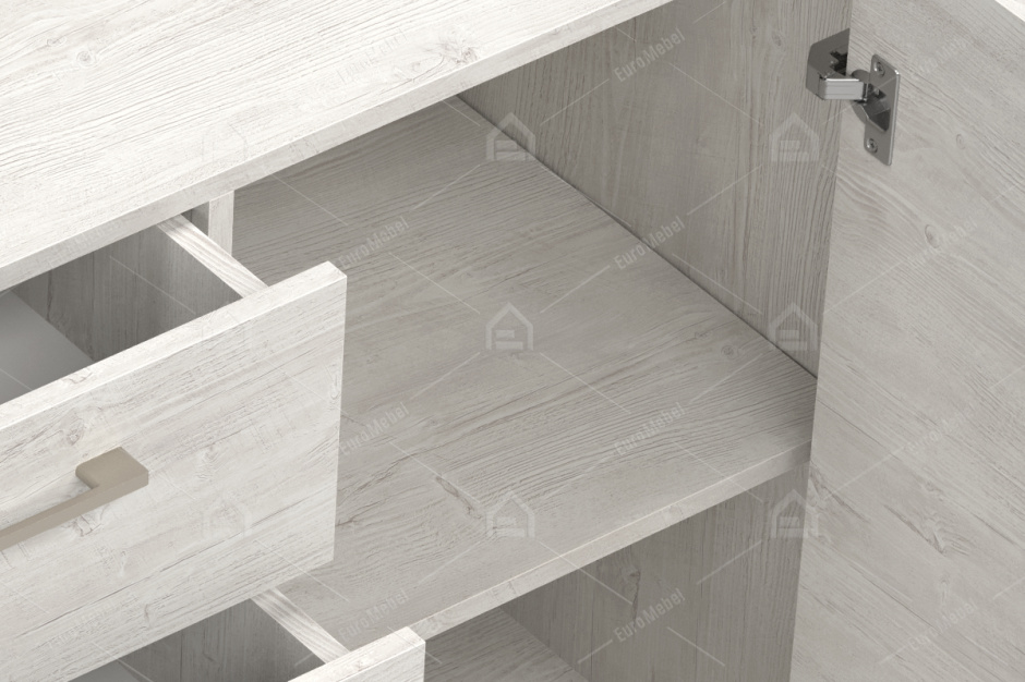 Комод 2Д 4Я Вирджиния, Сосна Каньон, Май Стар (Беларусь)