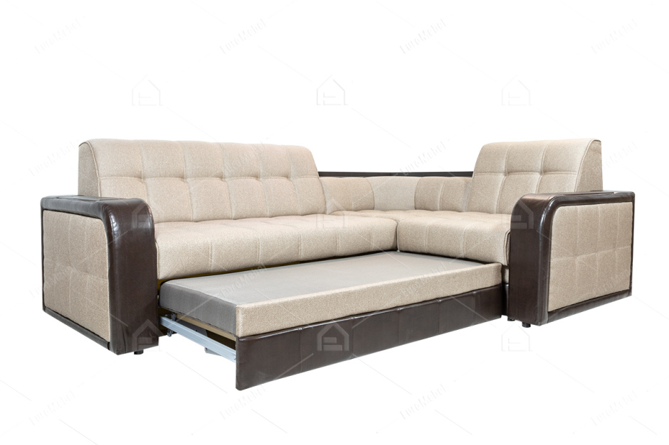 Диван угловой раскладной Сапфир 10, Ford William СШМ07/Mobi11, АСМ Классик (Россия)