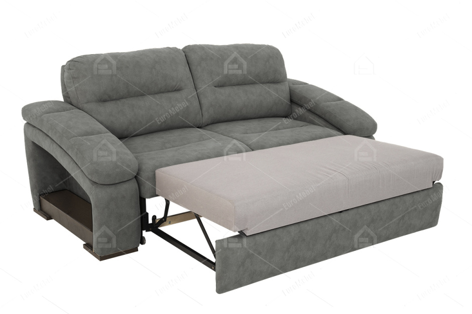Диван прямой раскладной Рокси 150, Allure grey, Нижегородмебель и К (Россия)