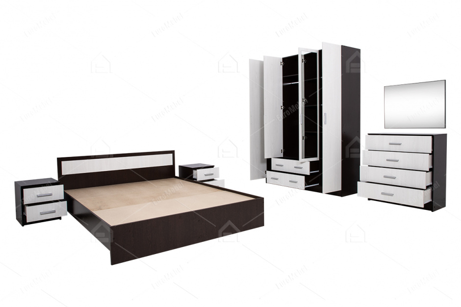 Комплект мебели для спальни Гармония, Анкор Анкор светлый, Стендмебель(Россия)