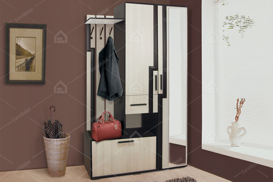 Шкаф прихожая 3Д  Лира-NEW, Лоредо, БТС (Россия)