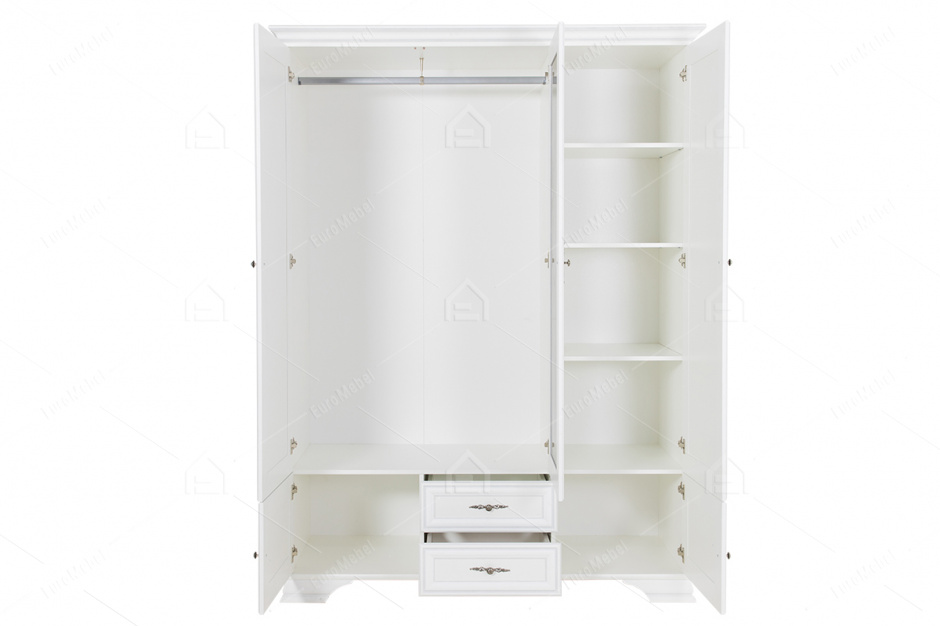 Шкаф для одежды 5Д , коллекции Кентаки, Белый, БРВ Брест (Беларусь)