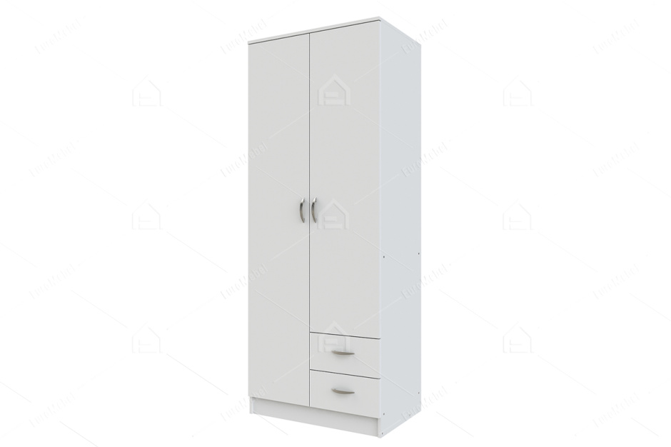 Шкаф для одежды 2Д  Романа, Белый, Анрэкс (Беларусь)