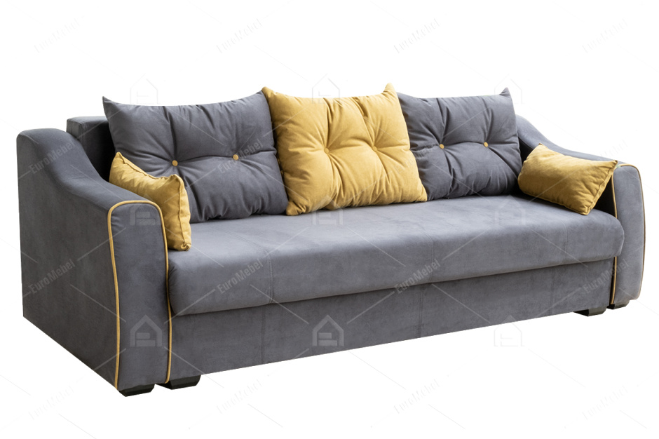 Диван прямой раскладной Мальта 1М, Luma23 / Luma07, Мебельный Формат (Россия)