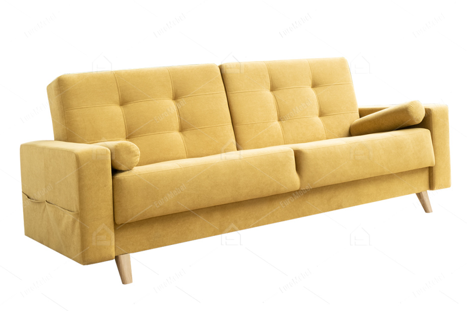 Диван прямой раскладной РИО 3, Luma 07, Мебельный Формат (Россия)