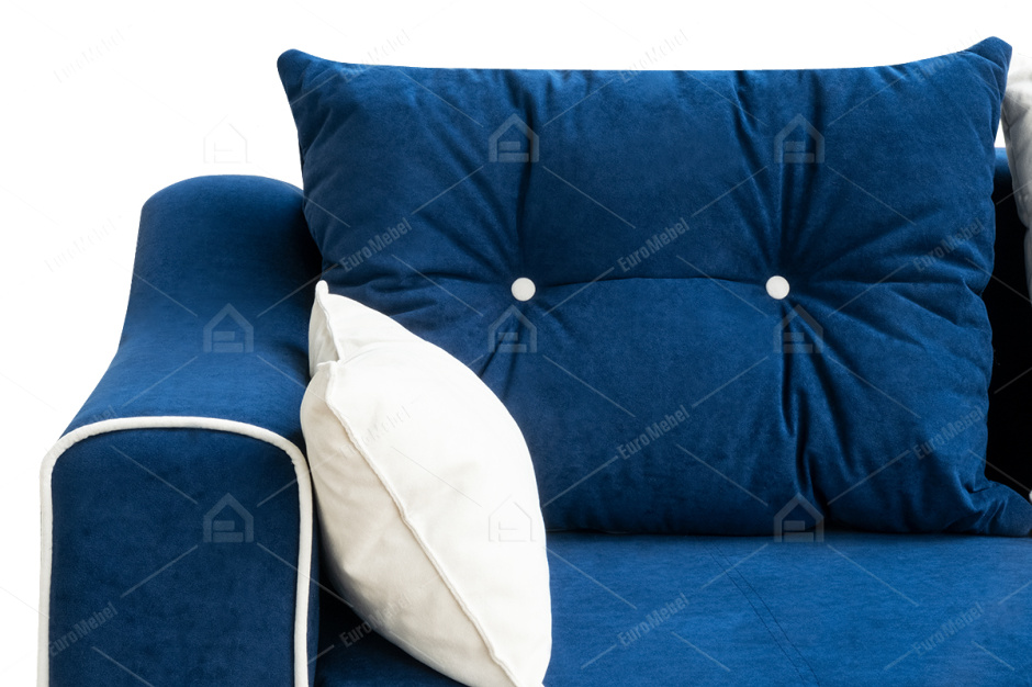 Диван прямой раскладной Мальта 1М, Luma 25/ Luma 01, Мебельный Формат (Россия)