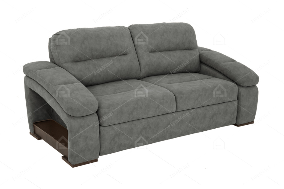 Диван прямой раскладной Рокси 150, Allure grey, Нижегородмебель и К (Россия)