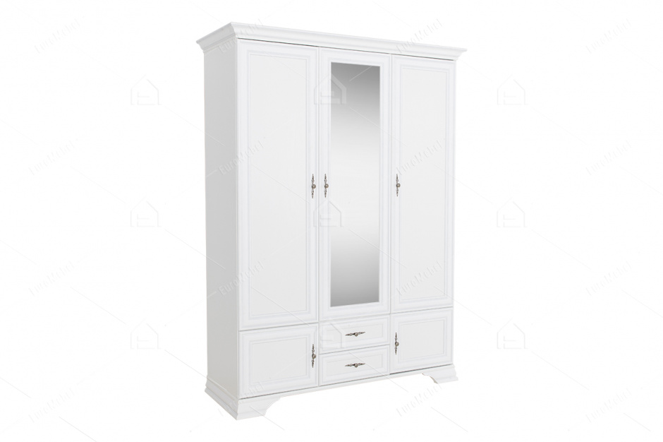 Шкаф для одежды 5Д , коллекции Кентаки, Белый, БРВ Брест (Беларусь)