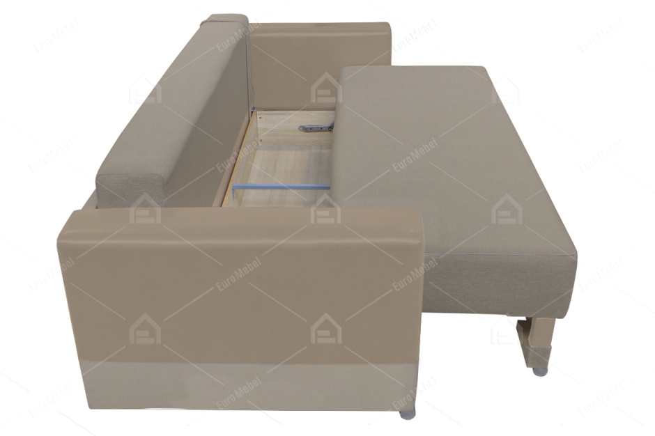 Диван прямой раскладной Соната 1, Soil 02/Mobi03, Мебельный Формат (Россия)