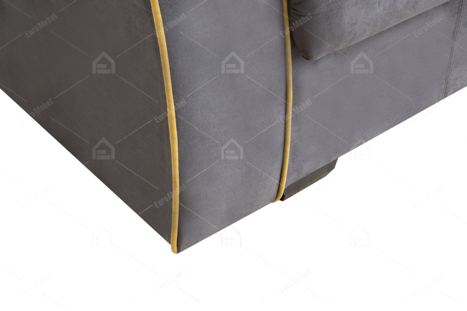 Диван прямой раскладной Мальта 1М, Luma23 / Luma07, Мебельный Формат (Россия)