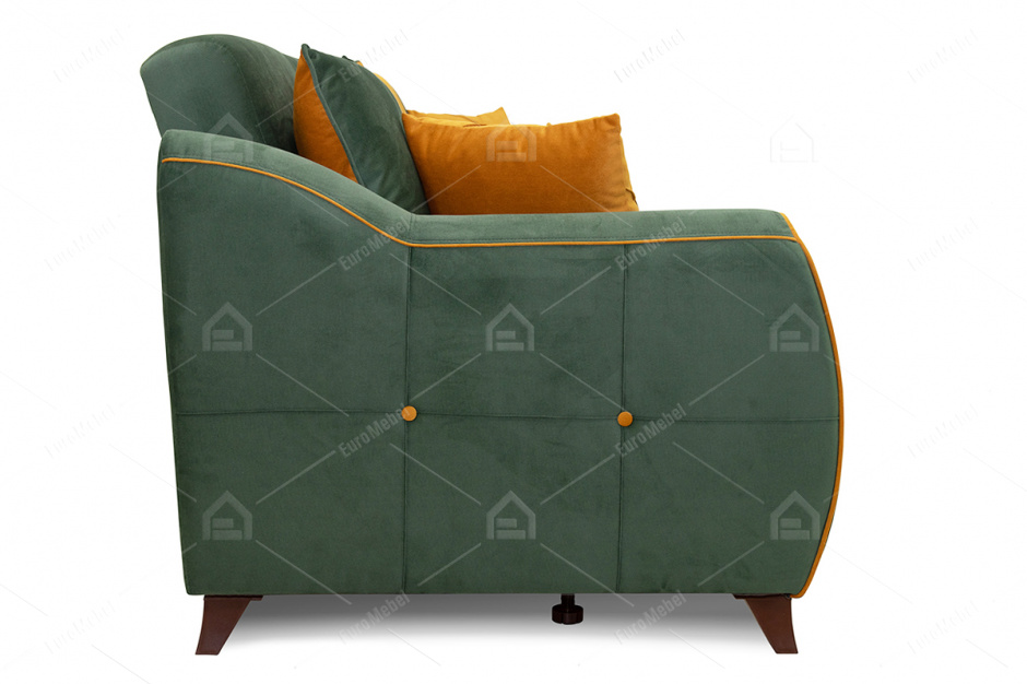 Диван прямой раскладной Френсис, ТД260 Зелёный, Нижегородмебель и К (Россия)