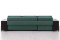 Диван угловой раскладной Дамаск, Magic Green(ПТК)/Экотекс 213, Мебельный Формат (Россия)