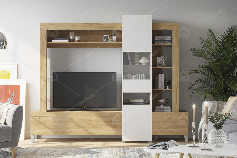 Стенка Сканди, Крафт золотой, Горизонт (Россия)