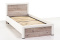 Кровать односпальная (Olivia 90), коллекции Оливия, Дуб Анкона, Анрэкс (Беларусь)