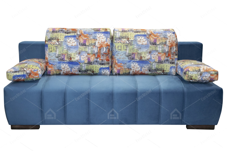 Диван прямой раскладной Бостон 2, City01/Ground 10, Мебельный Формат (Россия)