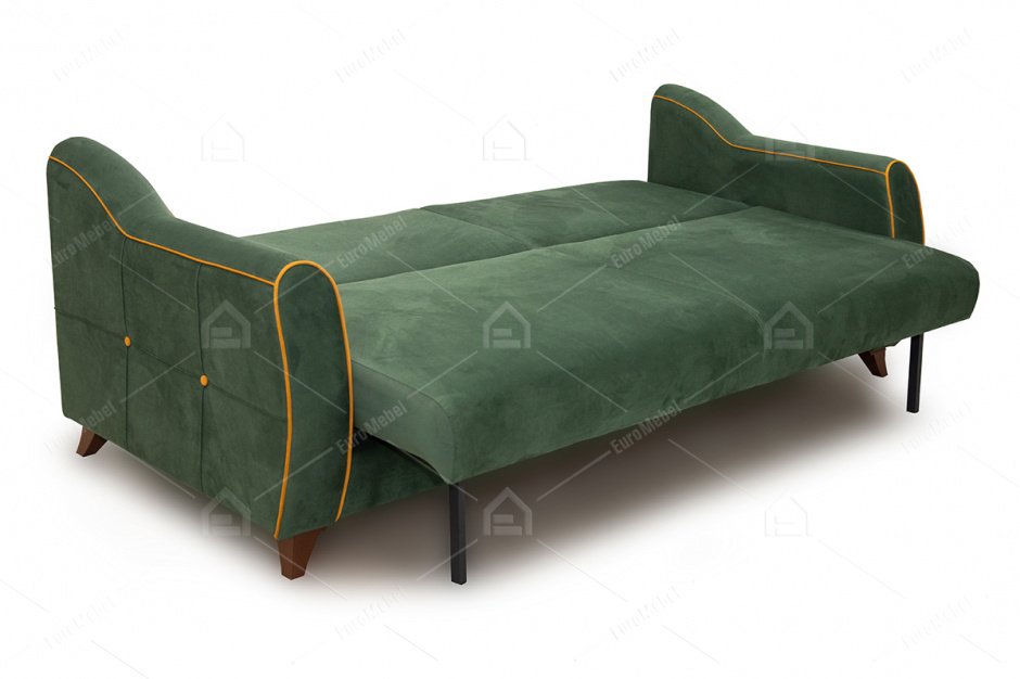 Диван прямой раскладной Френсис, ТД260 Зелёный, Нижегородмебель и К (Россия)