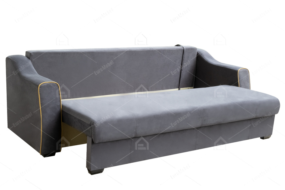 Диван прямой раскладной Мальта 1М, Luma23 / Luma07, Мебельный Формат (Россия)