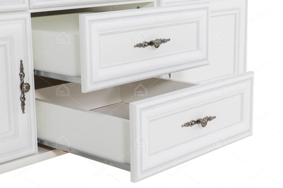 Шкаф для одежды 5Д , коллекции Кентаки, Белый, БРВ Брест (Беларусь)