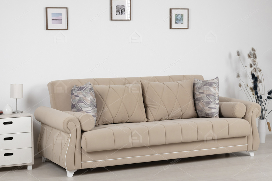 Диван прямой раскладной Роуз, ТД412, Нижегородмебель и К (Россия)