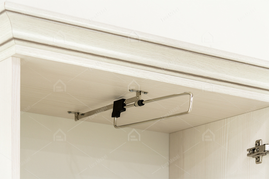 Шкаф пенал 1Д  (Tiffany 1D2S), коллекции Тиффани, Вудлайн Кремовый, Анрэкс (Беларусь)