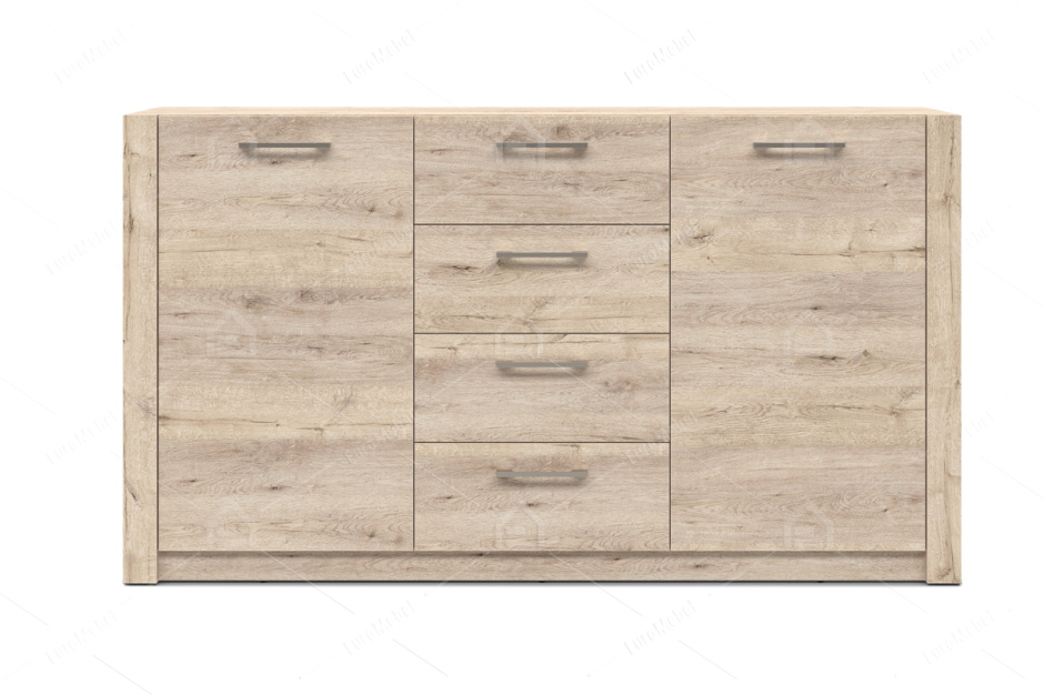 Комод 2Д 4Я Вирджиния, Дуб Бонифаций, Май Стар (Беларусь)