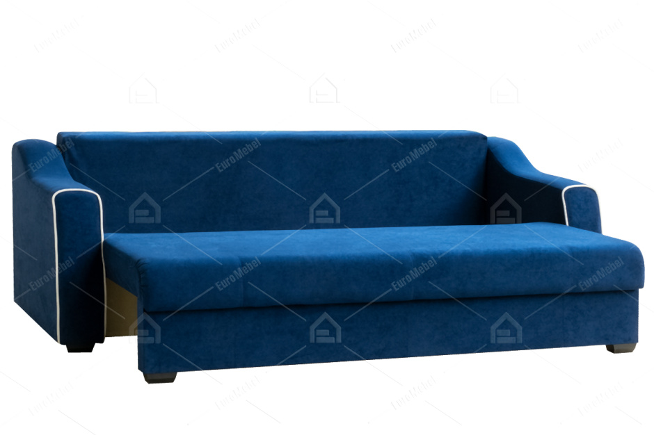 Диван прямой раскладной Мальта 1М, Luma 25/ Luma 01, Мебельный Формат (Россия)