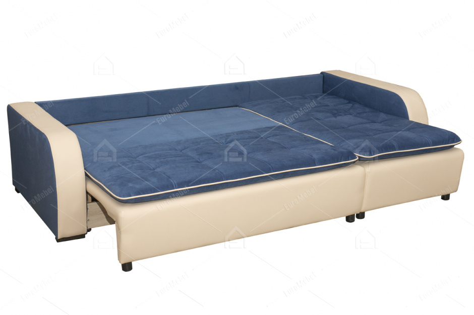 Диван угловой раскладной Френк, Sweet 18/ Экотекс 109, АСМ Элегант (Россия)