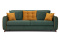 Диван прямой раскладной Френсис, ТД260 Зелёный, Нижегородмебель и К (Россия)